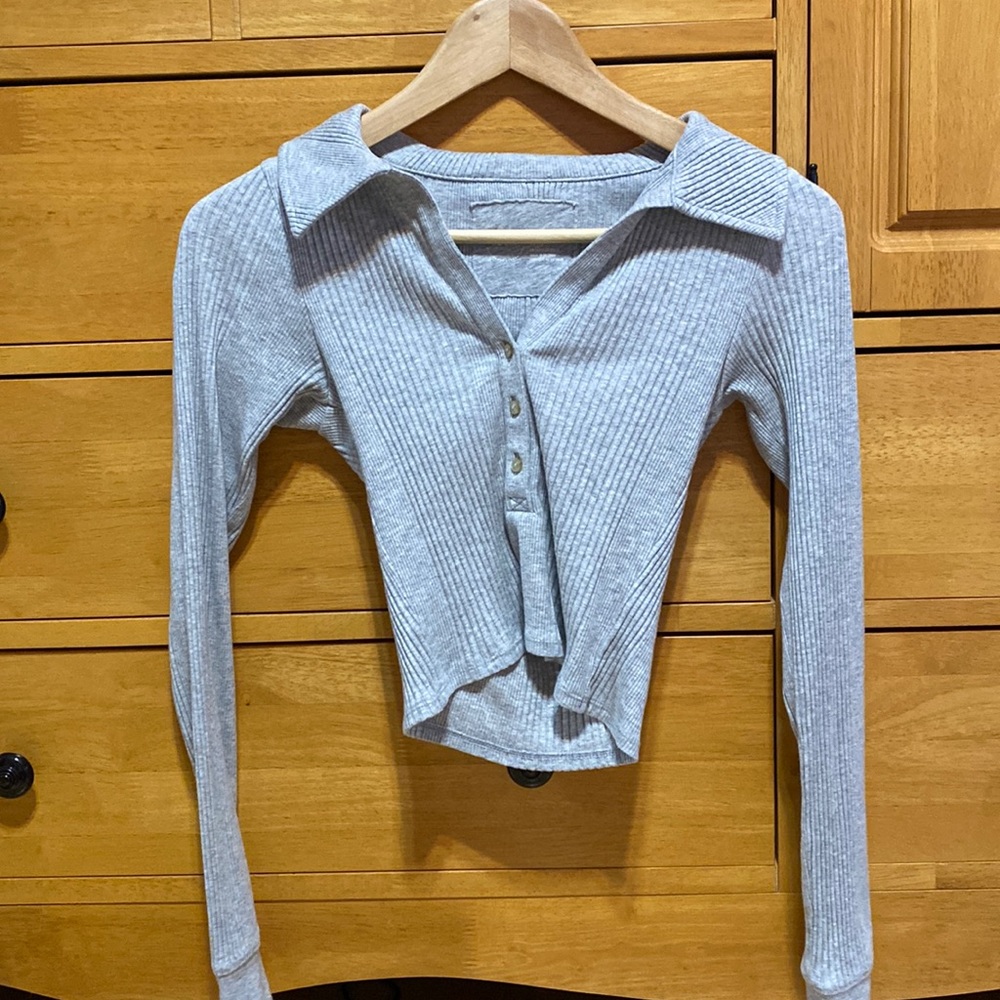 Aerie Cropped Polo
